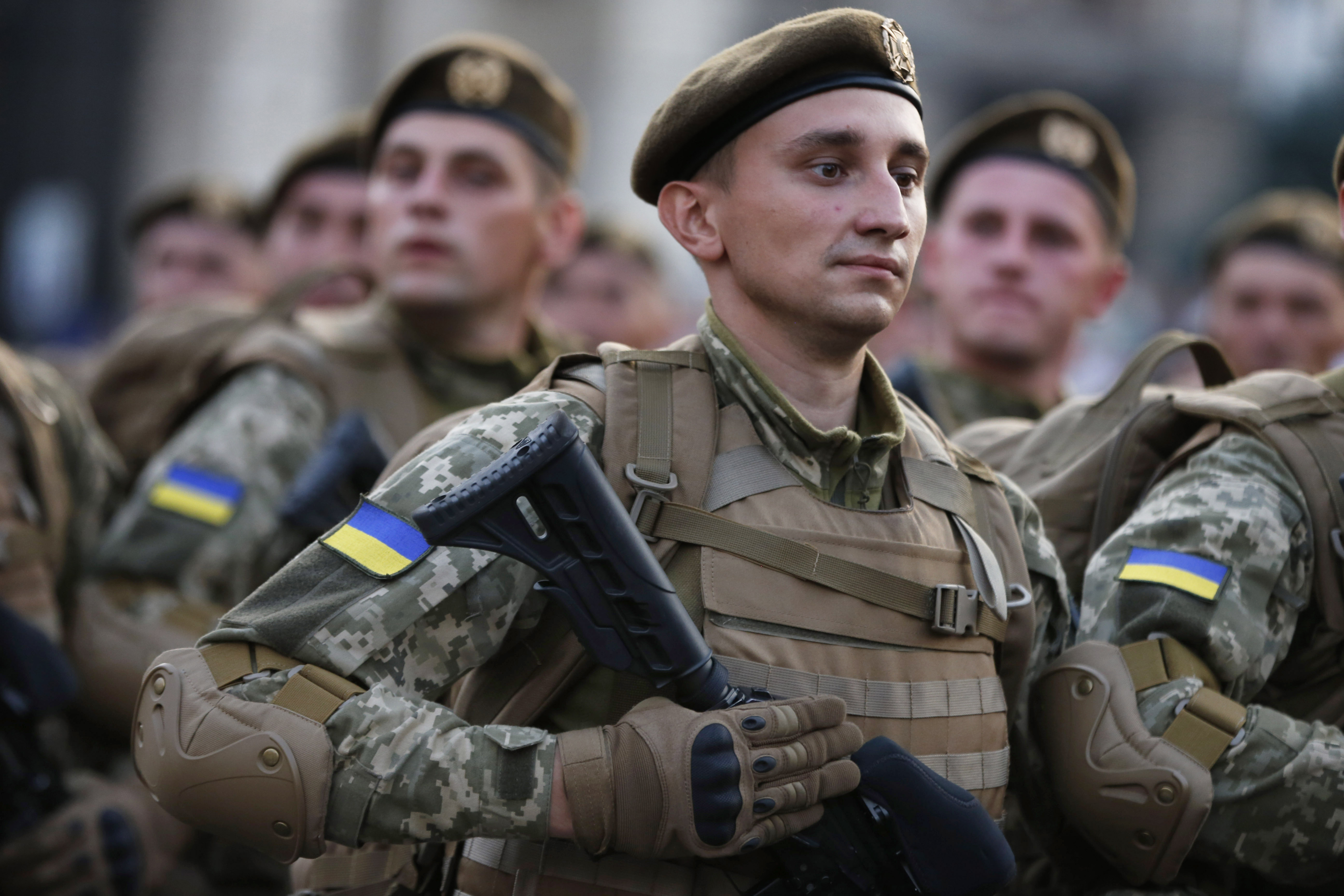 August 22, 2016  (Kyiv) Independence Day parade preparation