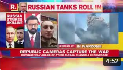 Comment for Indian television on February 24, 2022.