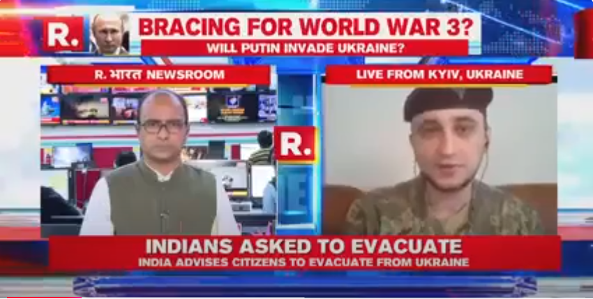 Comment for Indian television: Will there be a war?